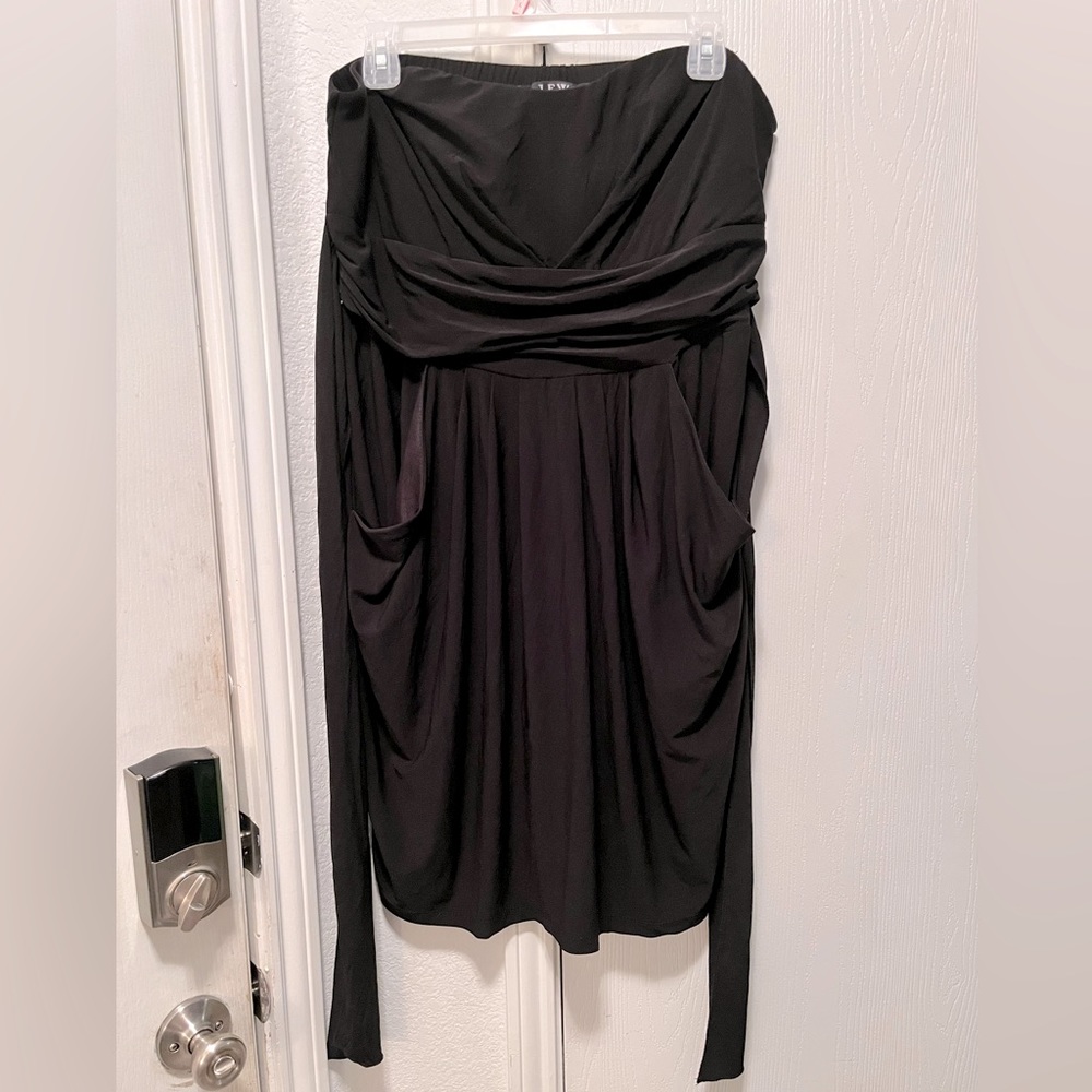 Black Strapless Mini dress